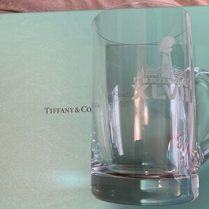 Tiffany and Co. XLVIII Super Bowl Beer mugs. Brand new. Still wrapped. Set of 2